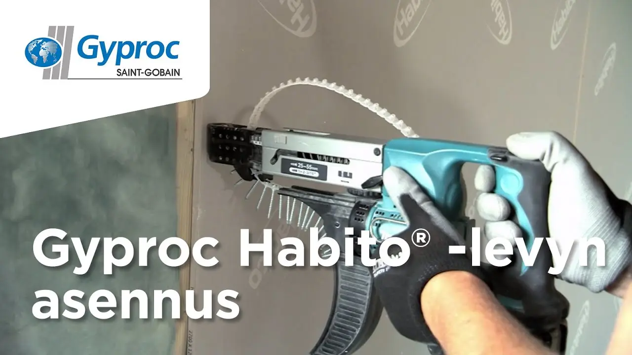 Gyproc Habito -levyn asennus thumbnail