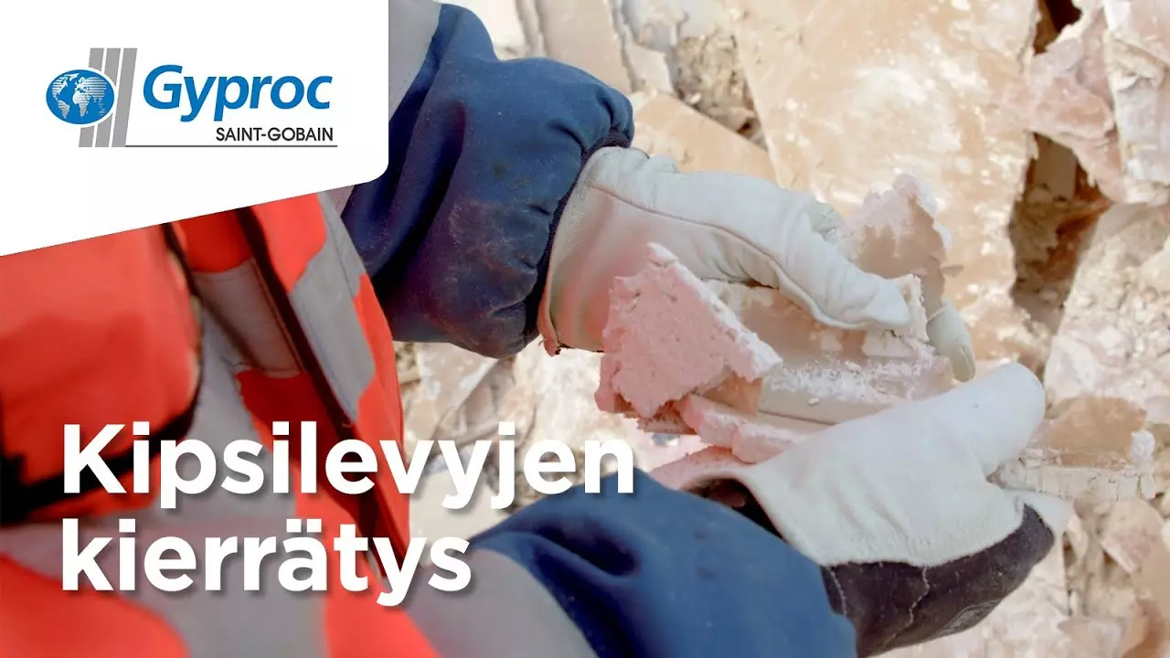 Kipsin kierrätys Gyprocin tehtaalla thumbnail